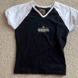 Guinness cropped shirt